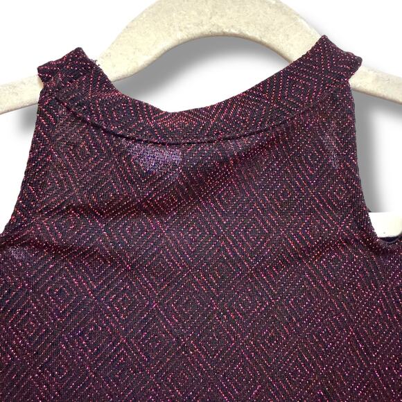 Sparkly Red and Black Halter Neck Top by No Boundaries – Size M (7-9) - Picture 5 of 7